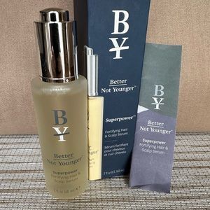 Better not younger, superpower fortifying, hair, and scalp serum for hair growth
